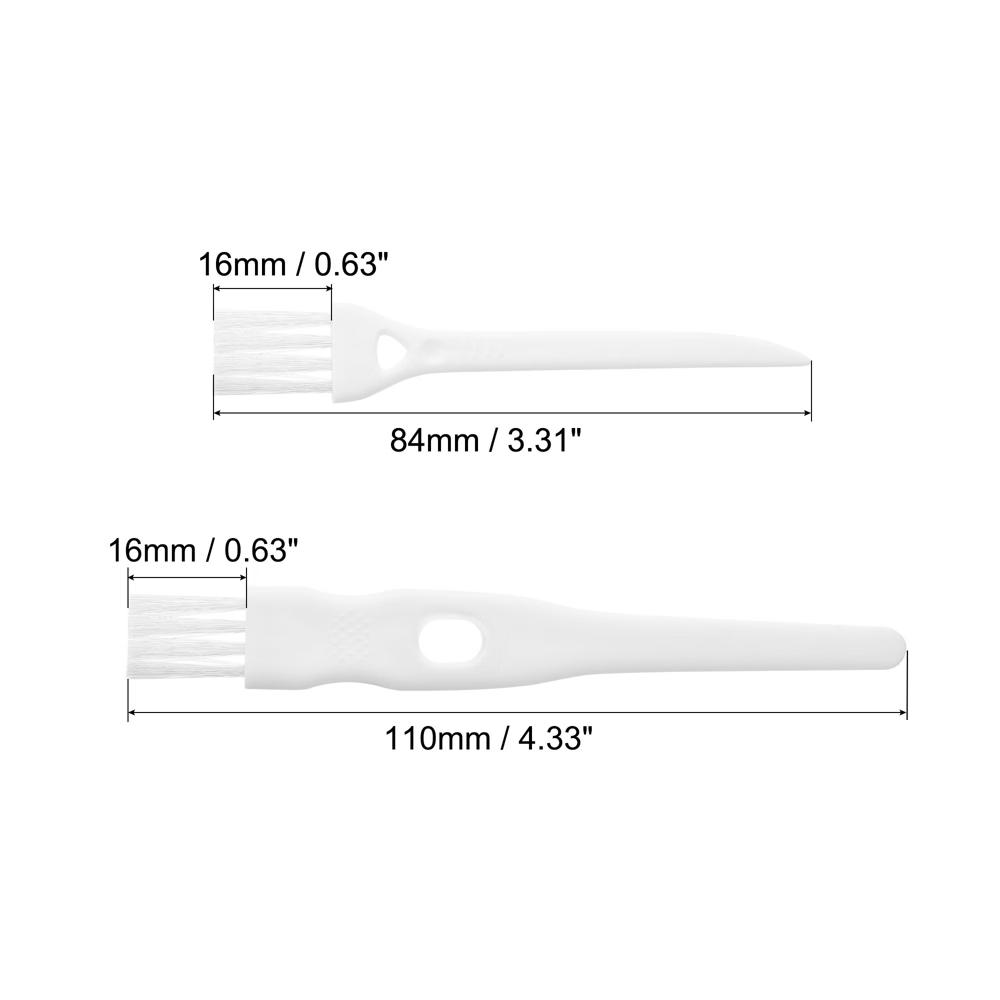 Nylon Shaver Brush Cleaning Tool with Plastic Handle for Keyboard 8 Pcs - Image 6