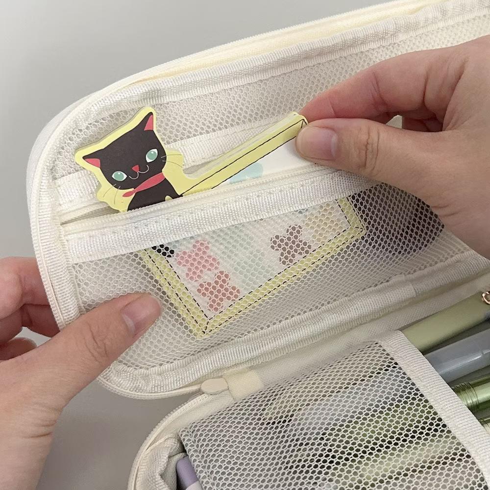 Large Capacity Pencil Case, Expandable Pencil Pouch for Stationery Tools, Pistachio Green - Image 2