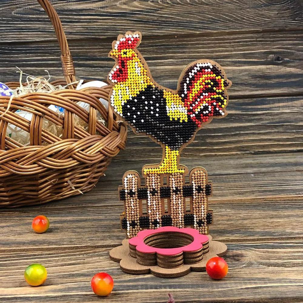 Crafts Set for embroidery with beads on wood FLK-333 - Image 6