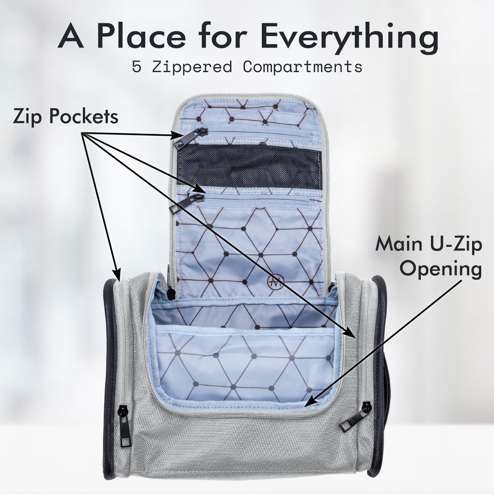 Merzon Dopp’r Ganger Travel Toiletry Kit Durable Organizer for Grooming & Travel Essentials - Image 20