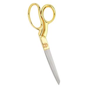 8" Scissors Gold - Essentials: Metal Office & Desk Supplies, Non-Powered Tools, 0.375 lbs