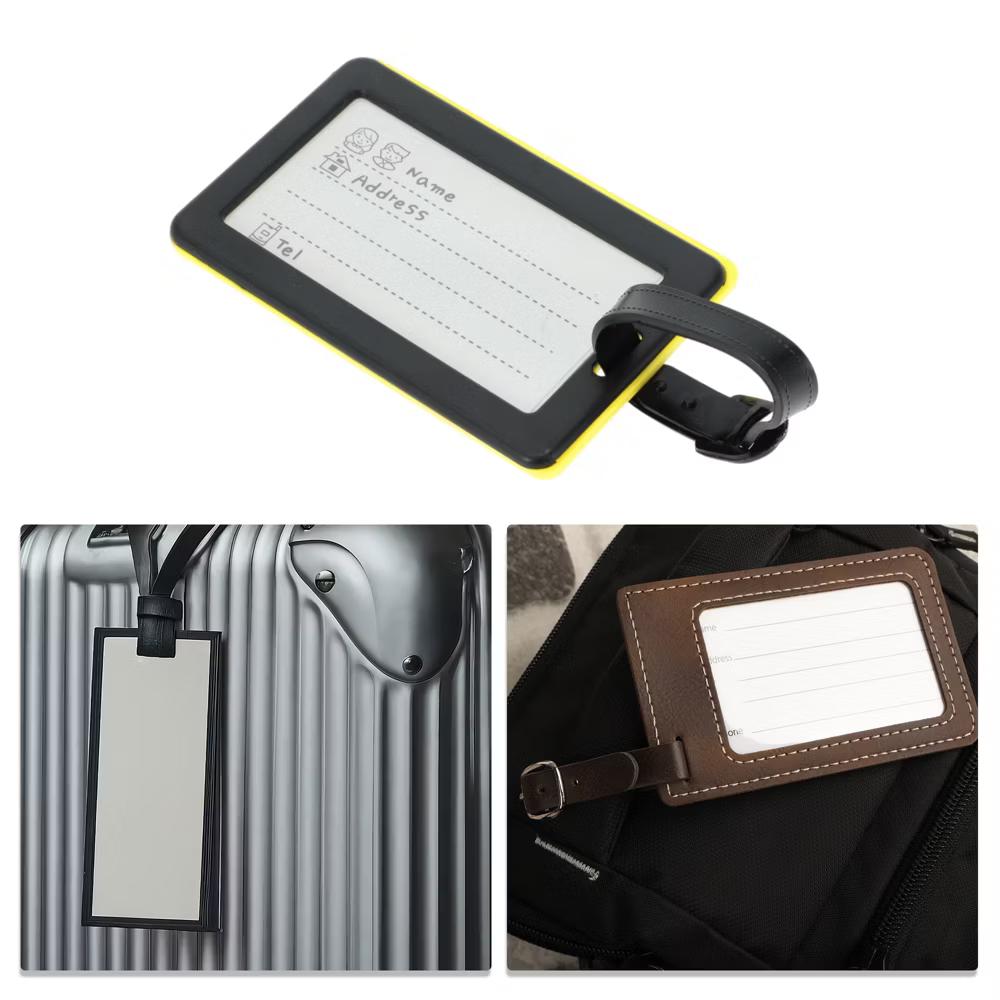 Happy Pattern Luggage Tag 1 Pc - Image 4