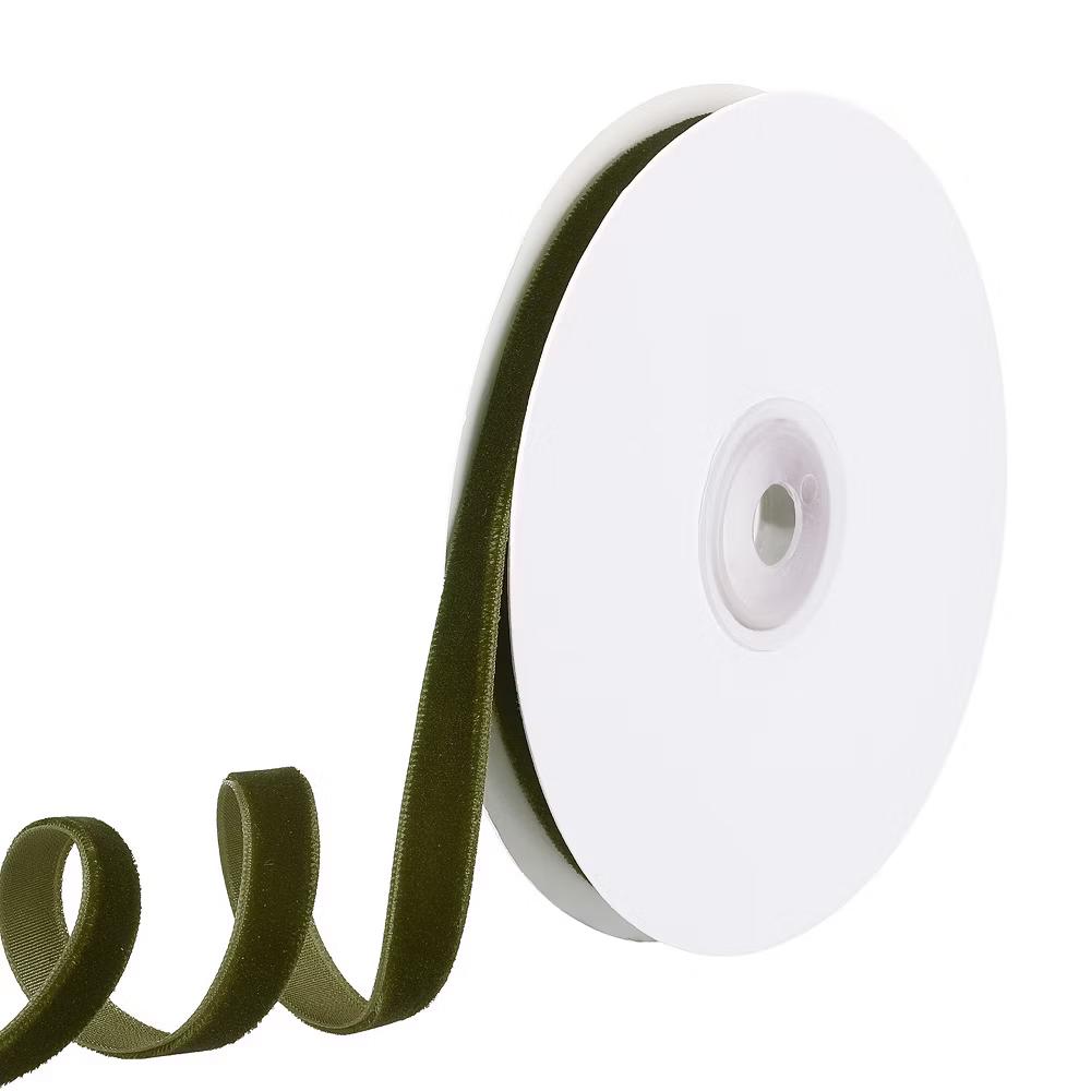 Velvet Single-Faced Vintage Soft DIY Craft Decorative Wedding Ribbon