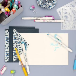 Zebra 14ct Highlighters Journaling Set Gifting: Multicolored Mildliner Markers for Art & Stationery, 0.4mm Point, Ages 13