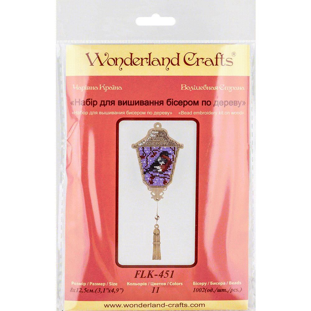 Crafts Bead embroidery kit on wood FLK-451 - Image 4