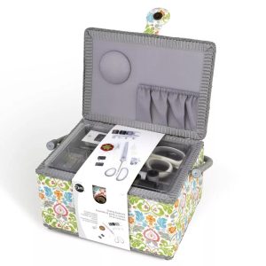 Medium Sewing Basket Kit Filled with Essential Sewing Supplies