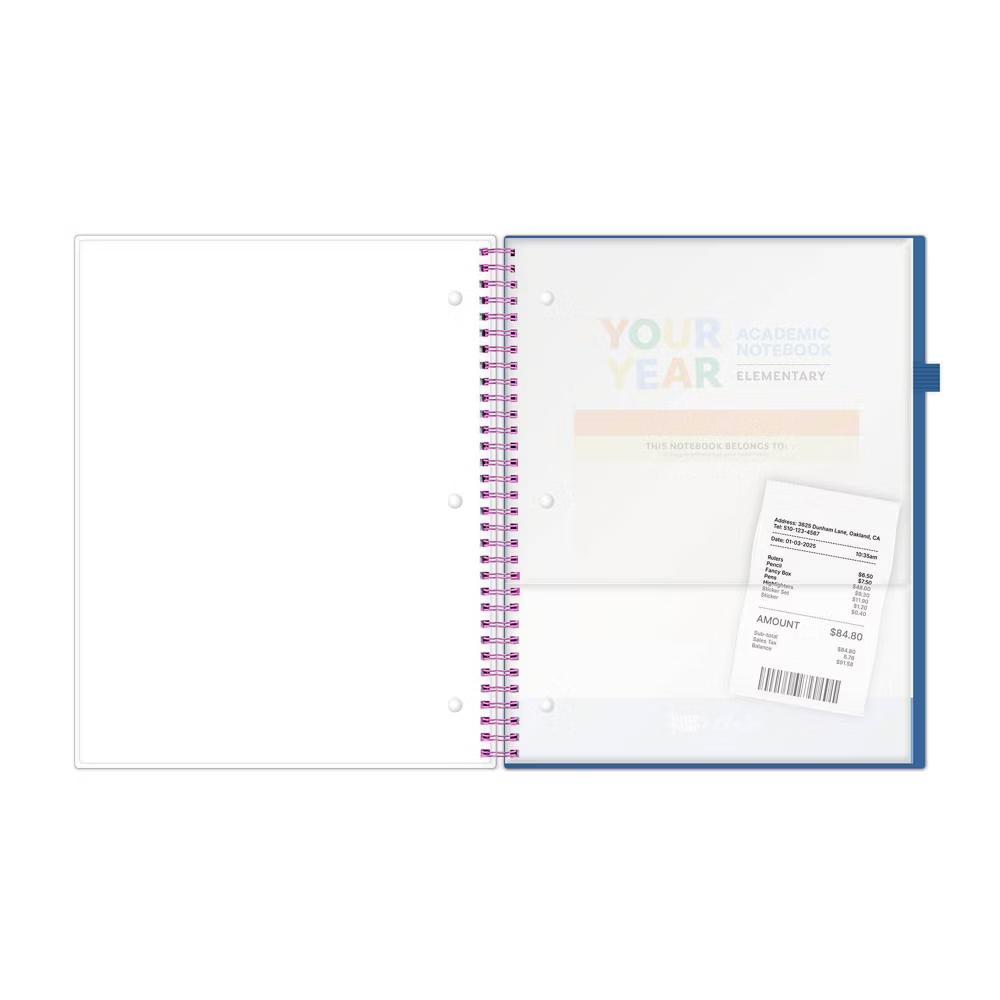 Blue Sky Your Year Elementary Weekly/Monthly Planner Wirebound 8.5"x11" Gummy Bears Cream - Image 5