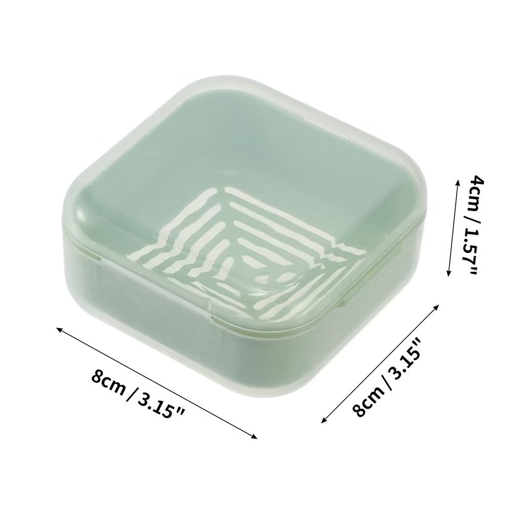 Square Double-layer Drain Soap Dish 1 Pc - Image 20
