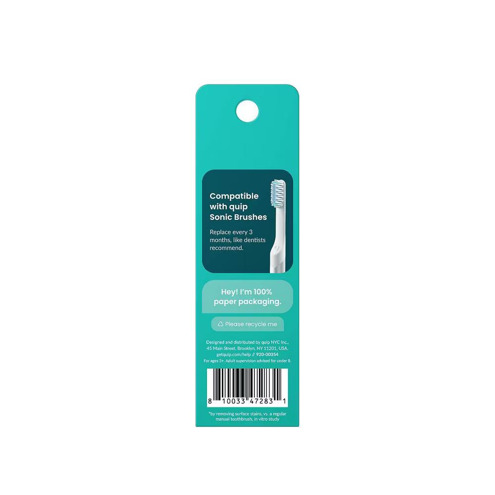 quip Whitening Toothbrush Head Refill - 2pk - Image 4
