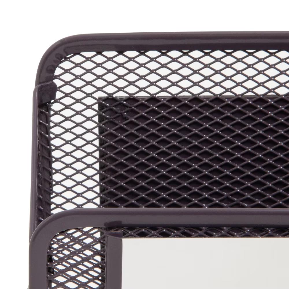 Locker Mesh Cup with Mirror Dusty Black - Image 3