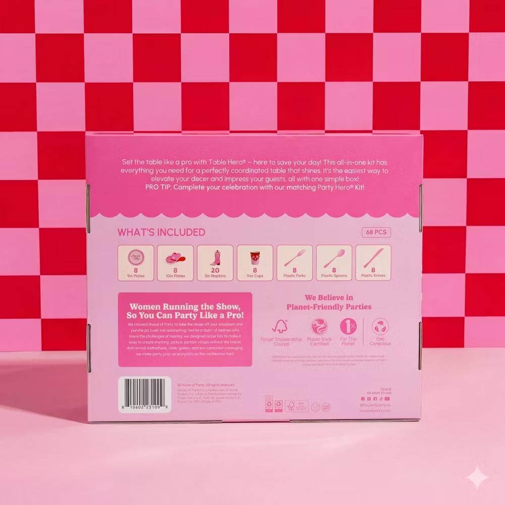 House of Party Table Hero Paper Party Kit Rowdy Rodeo - Image 3