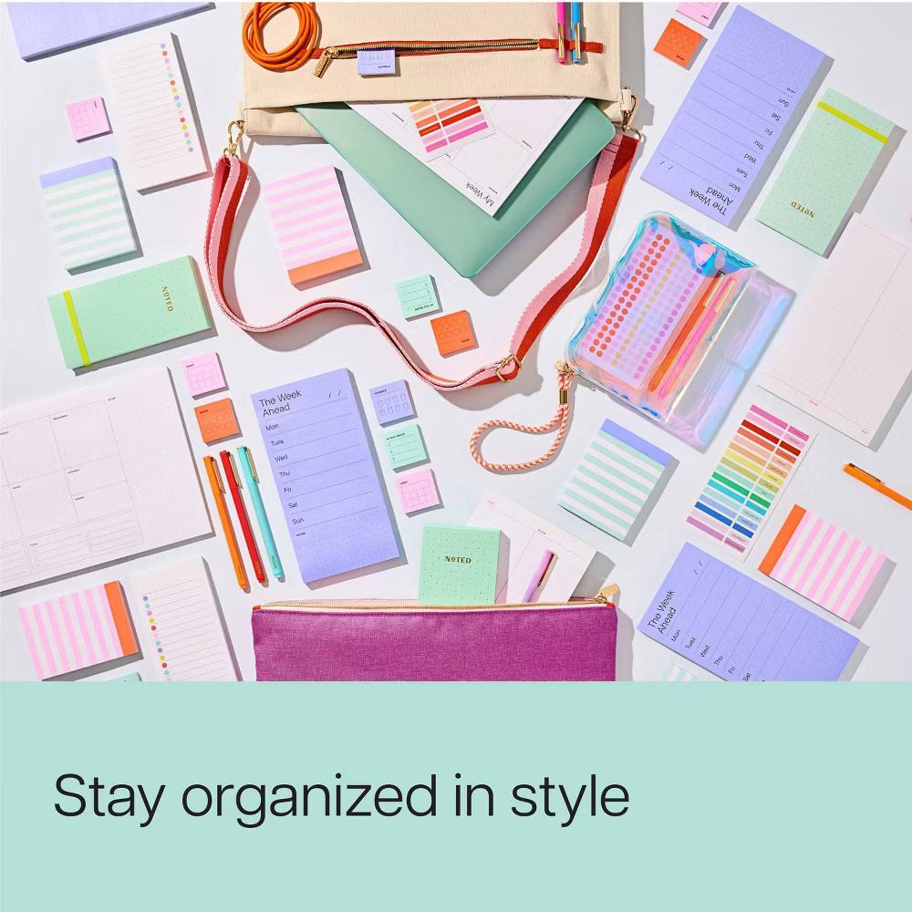 Noted by Work/Life Planning Sticky Notepad 100 Sheets - Image 4