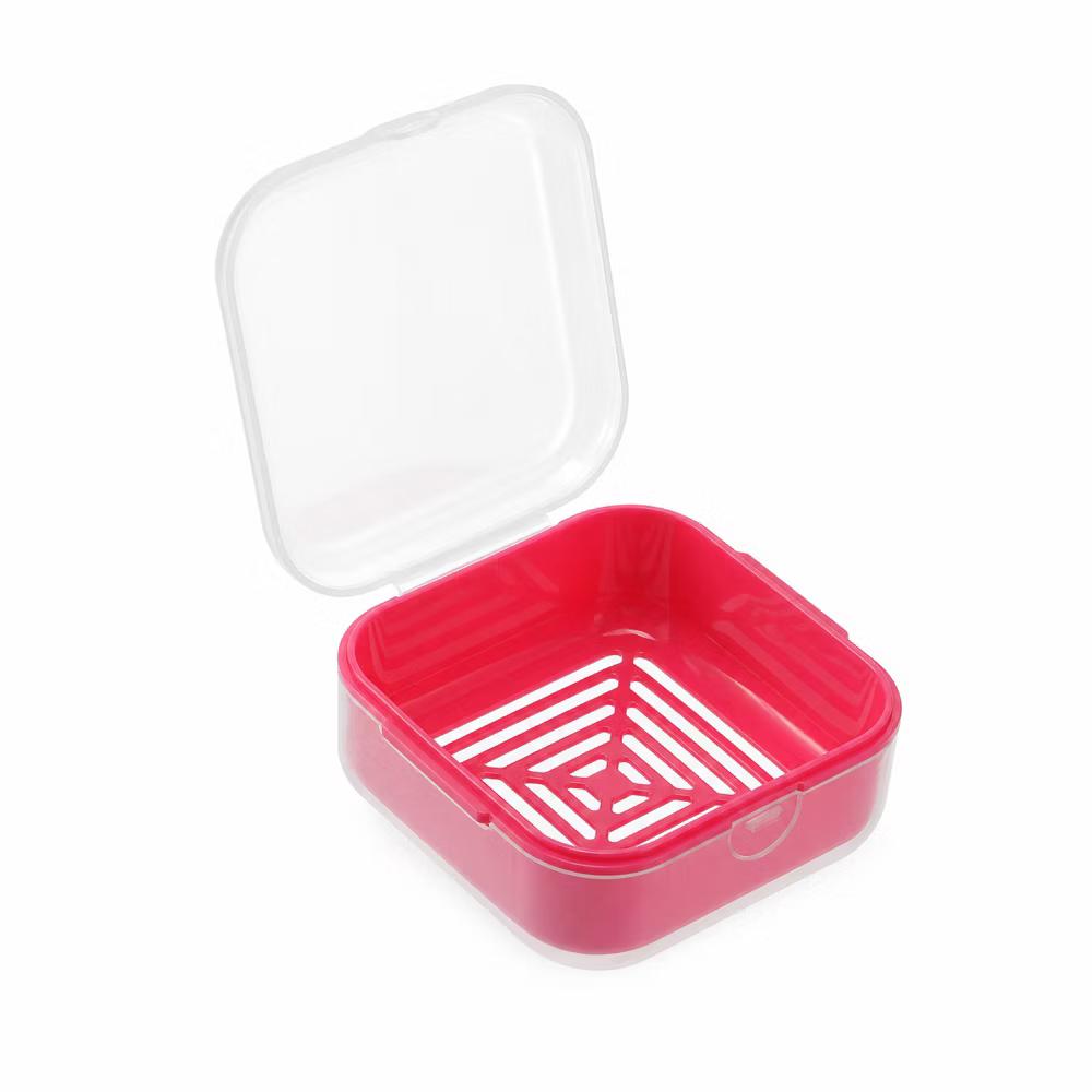 Square Double-layer Drain Soap Dish 1 Pc - Image 35