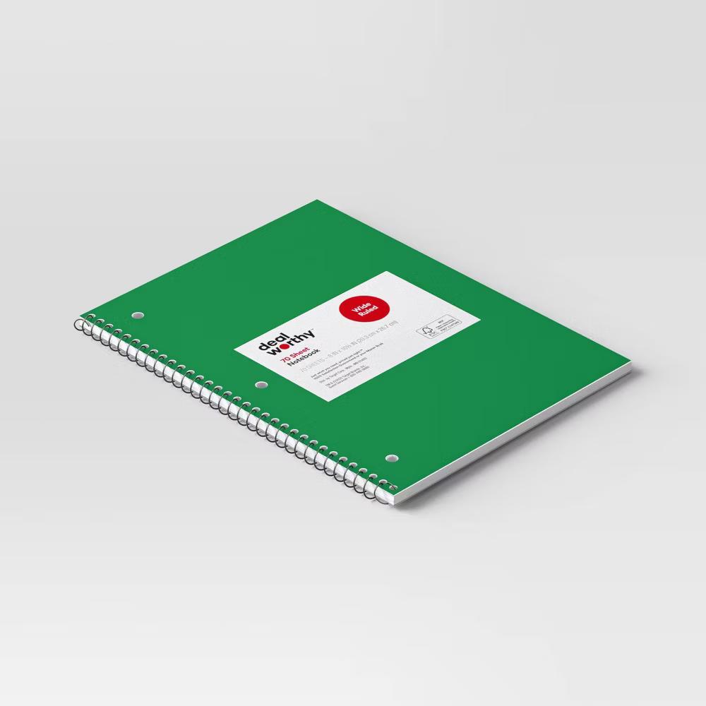 Subject Spiral Notebook Wide Ruled - Image 7