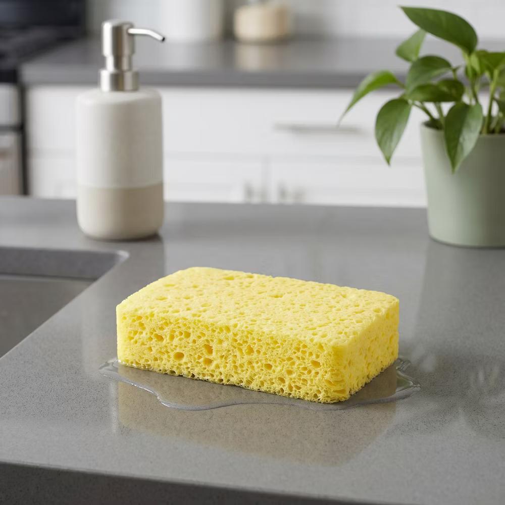 Kitchen Household Cleaning Non-Scratch Cleaning Sponge 6 Pcs - Image 49