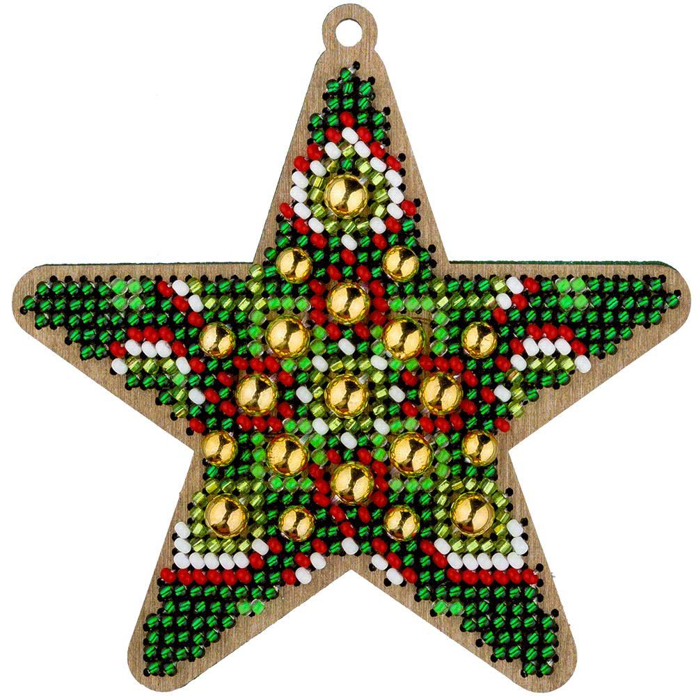 Crafts Bead embroidery kit on wood FLK-397 - Image 2