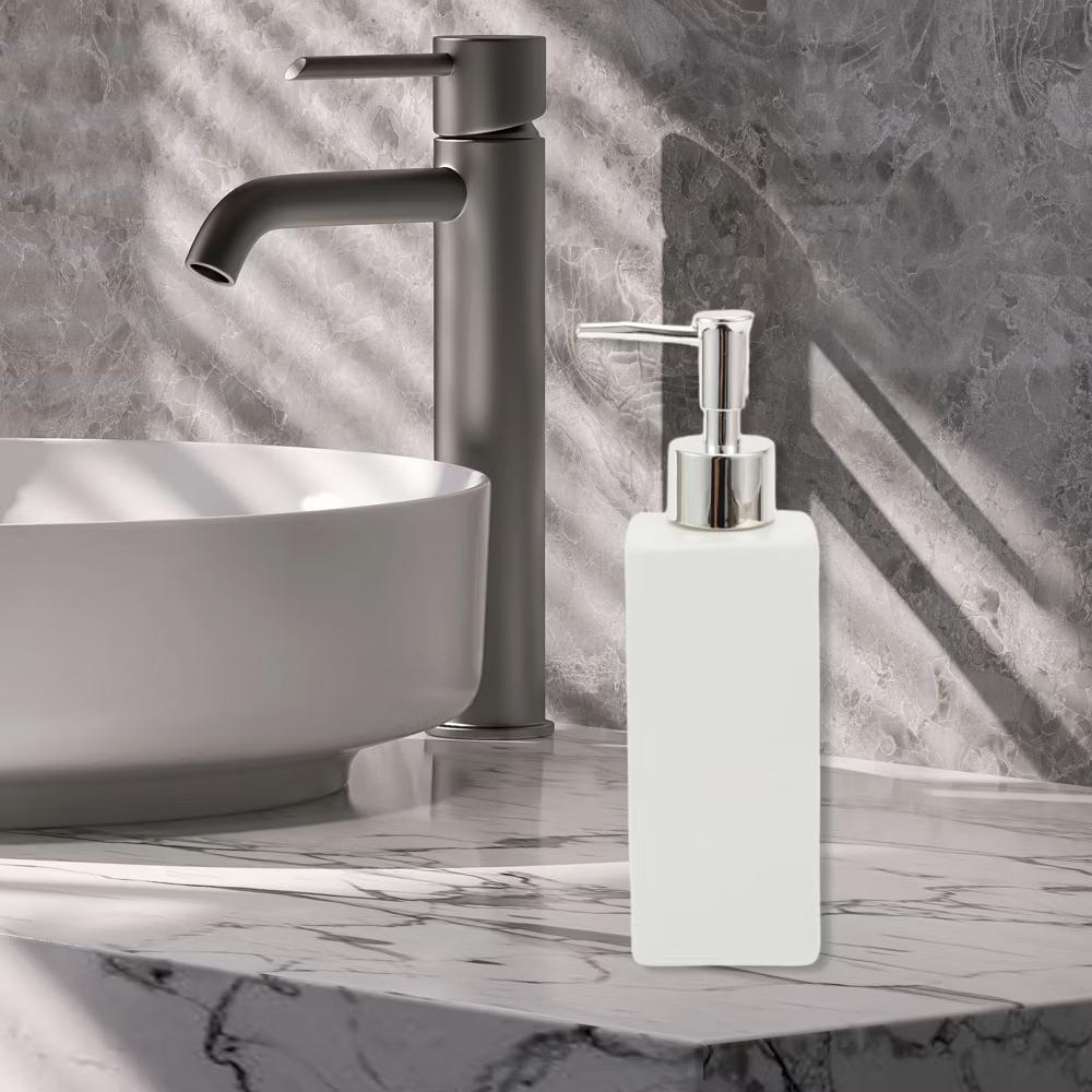 Elegant Square Soap Pump Dispenser for Laundry Rooms 350ml 1 Pc - Image 24