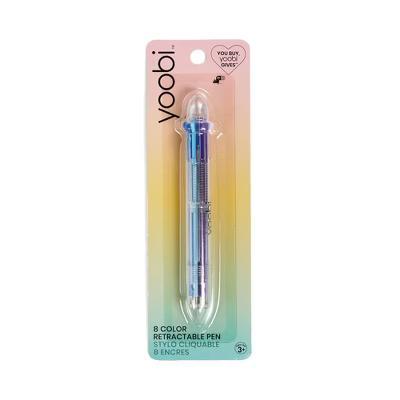 8" 1 Retractable Ballpoint Pen - Multicolor Clicky Pen with 1.0mm Point, Stationery & Office Supplies - Image 4