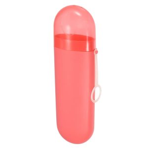 Plastic Dustproof Traveling Portable Toothbrush Case with Hook 1 Pc
