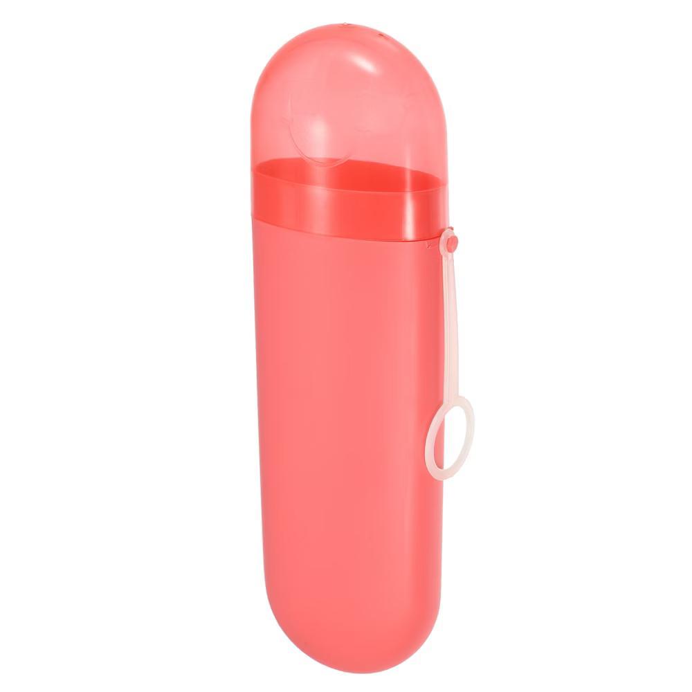 Plastic Dustproof Traveling Portable Toothbrush Case with Hook 1 Pc
