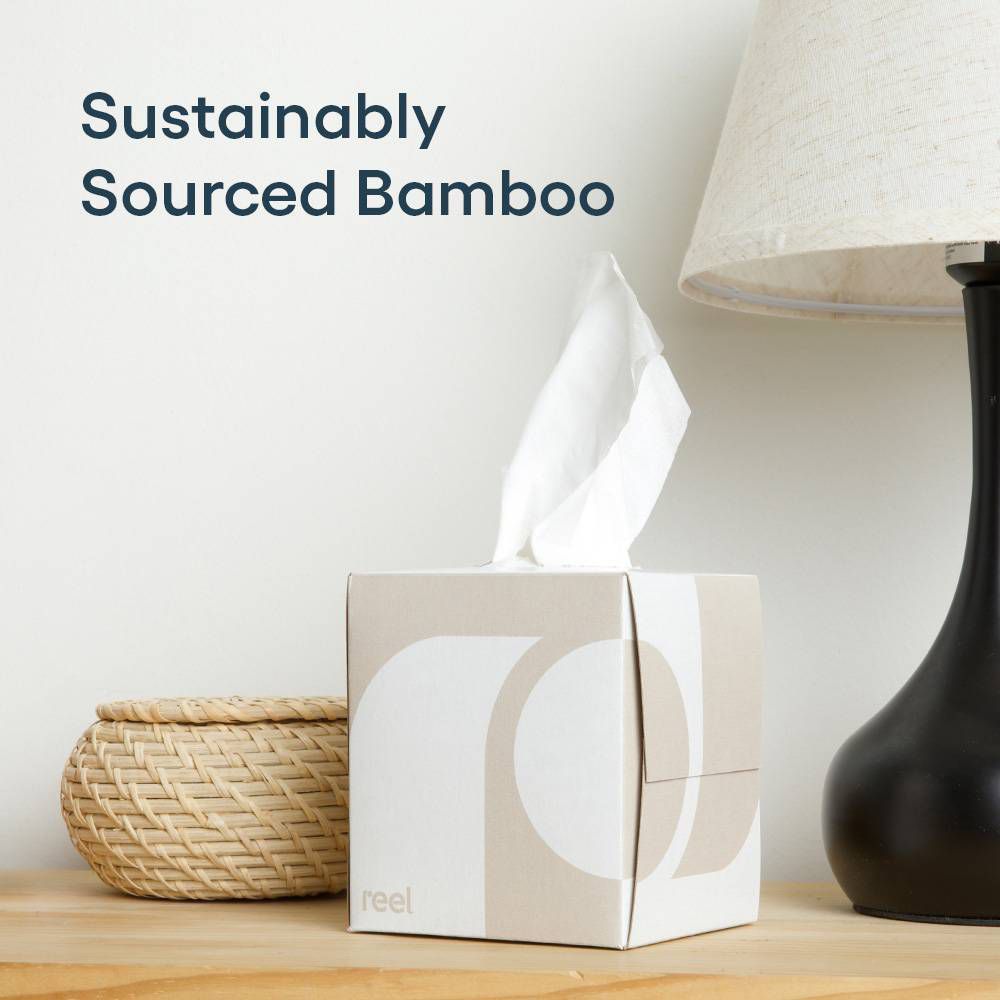 Reel Paper Premium Bamboo 3-Ply Facial Tissue - Image 8