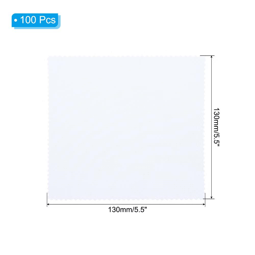 Microfiber Cleaning Cloth for Eyeglass Screen Camera Lens 100 Pcs - Image 7