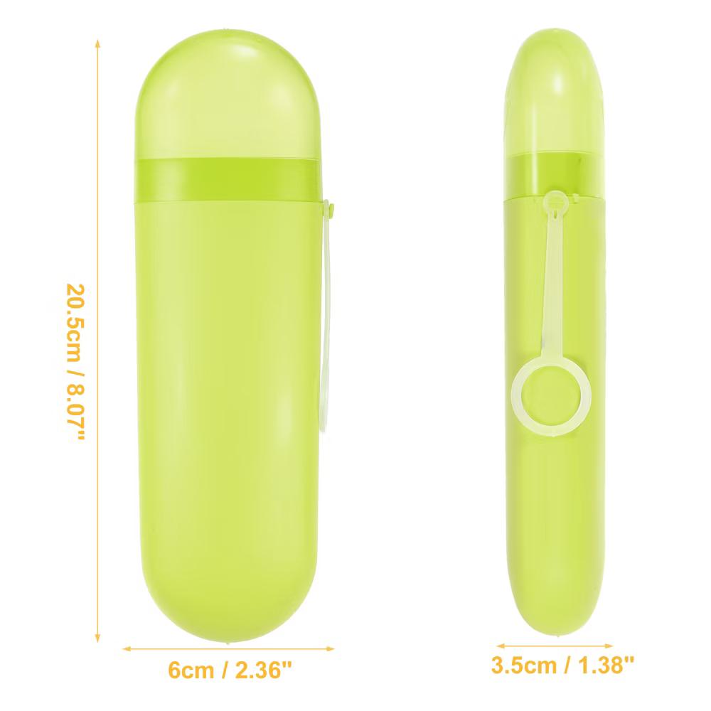 Plastic Dustproof Traveling Portable Toothbrush Case with Hook 1 Pc - Image 14