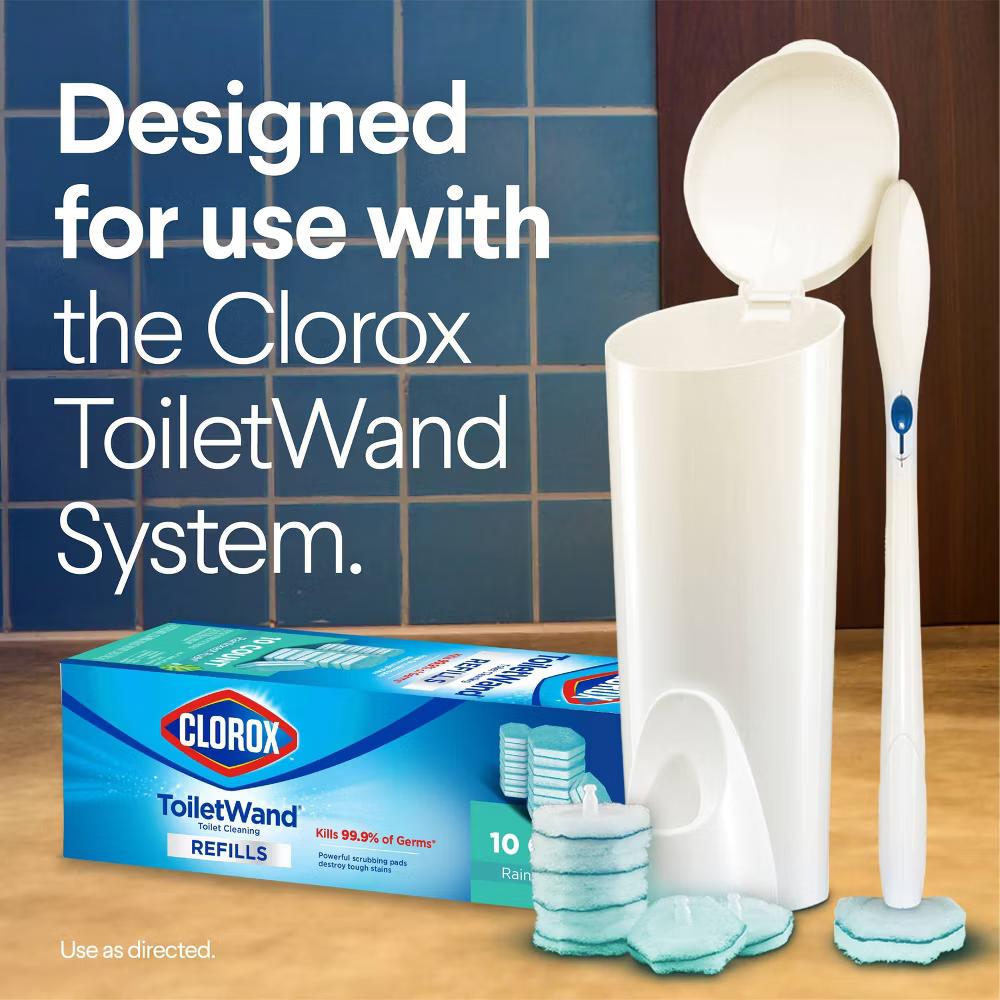 ToiletWand Disinfecting Refills Disposable Wand Heads - Rainforest Rush - 20ct - Image 8