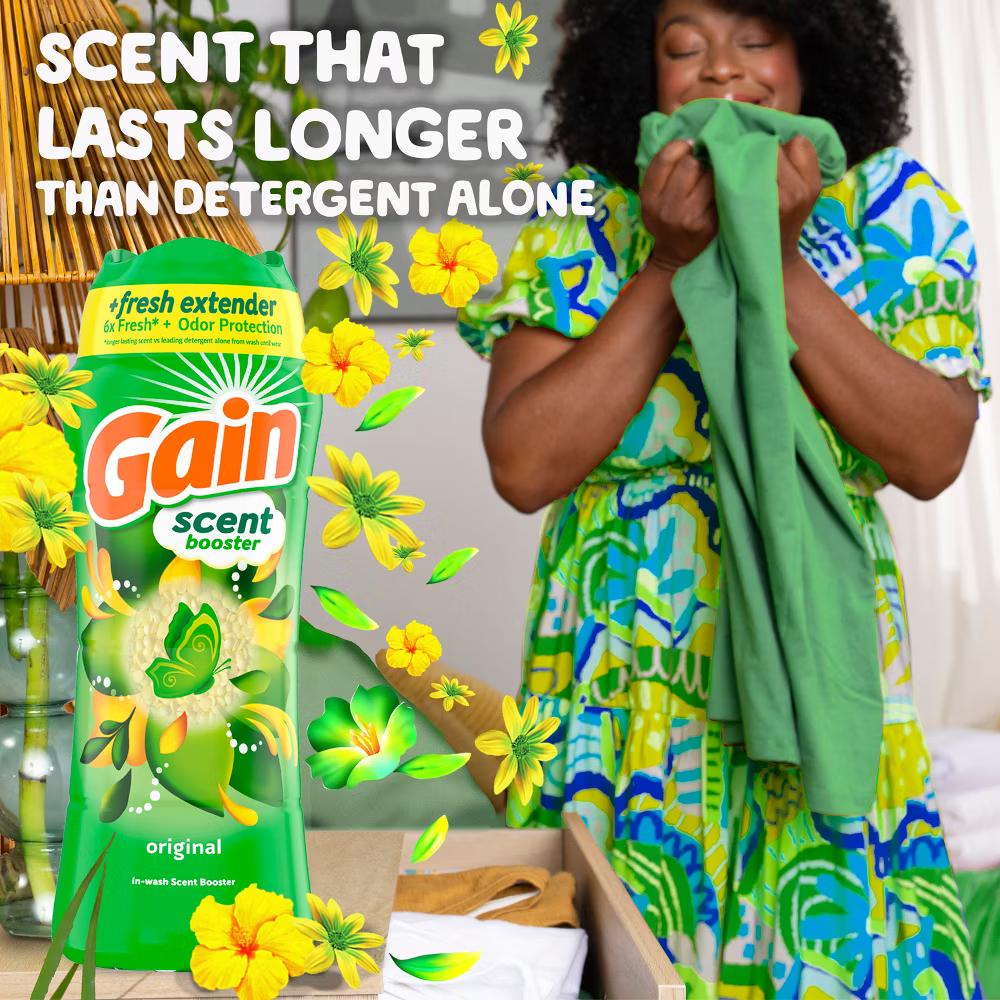 Gain Original Fireworks In-Wash Laundry Scent Booster Beads - Image 2