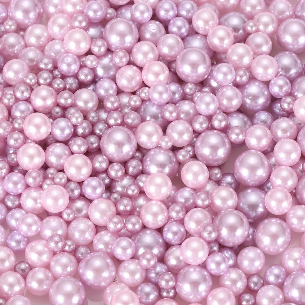 No Hole ABS Round Faux Pearl for Vase Fillers DIY Home Decoration 800 Pcs - Image 52