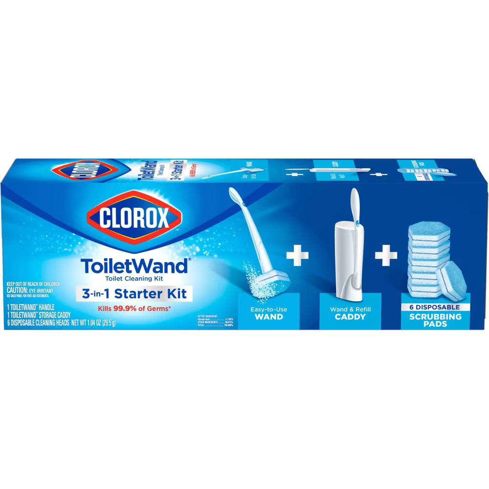 ToiletWand Disposable Toilet Cleaning System - ToiletWand Storage Caddy and 6 Refill Pads - Image 10