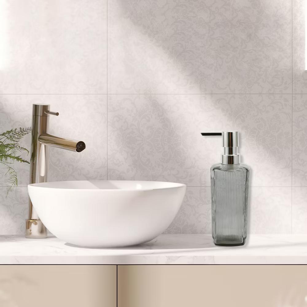 Classic Vertical Lines Soap Pump Dispenser for Bathroom 350ml 1 Pc - Image 32