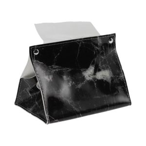 Marble Pattern Tissue Box Cover 1 Pc