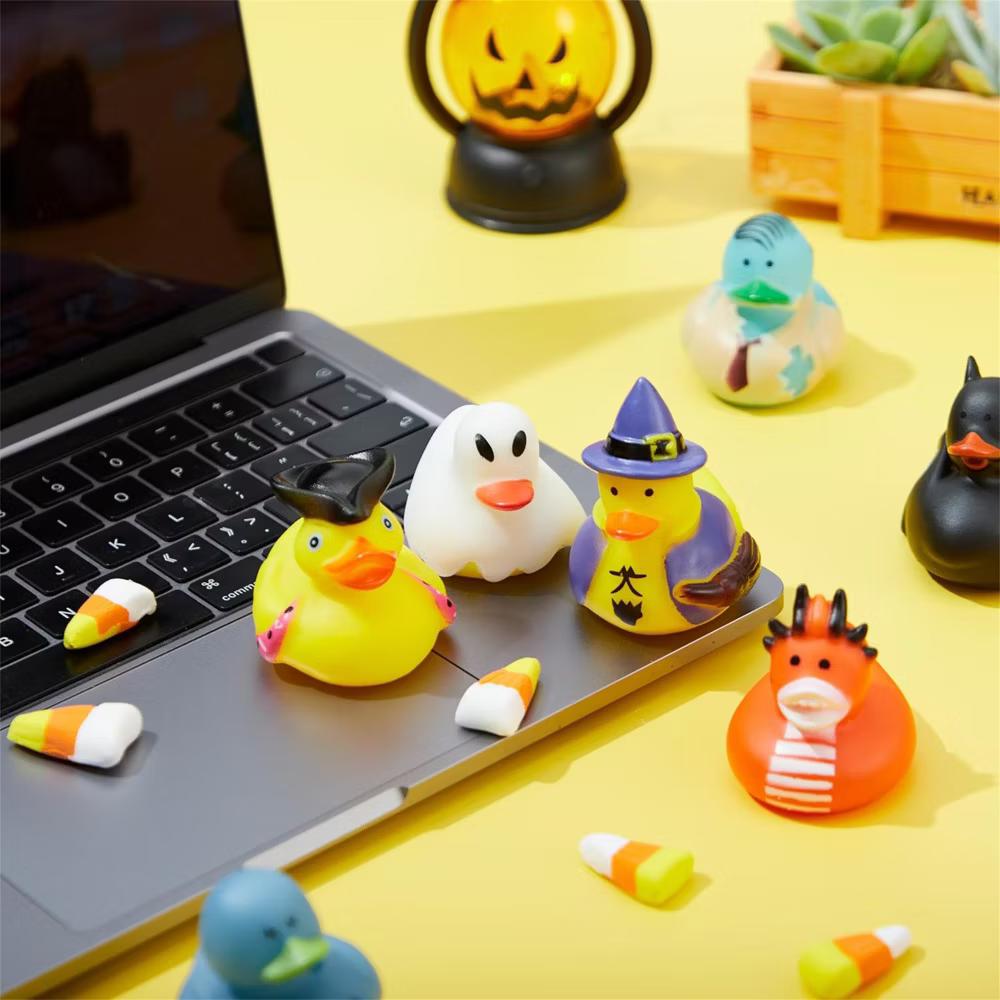 Halloween Party Supplies, Rubber Ducks Party Toys for Halloween Goodie Bag Fillers Decorations School Classroom Game Prizes Baby Bath Toy - Image 6