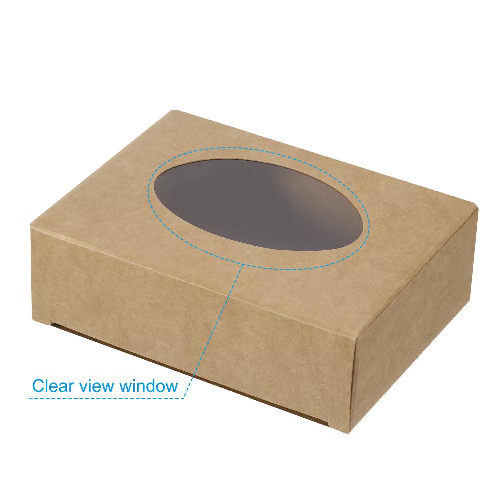 Paper Durable Soap Box with Oval Window for DIY Craft 30 Pcs - Image 10