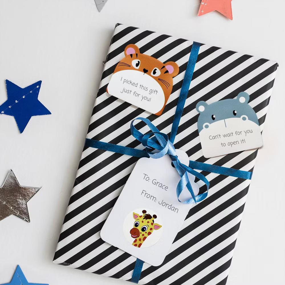 Cute Talking Cartoon Animals Sticky Notes, Adhesive Memo Notepads for Home, Office, Work (Set of 12) - Image 6