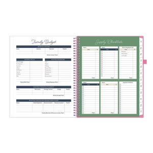 Blue Sky Your Year Parent Weekly/Monthly Planner Wirebound 8.5"x11" Rossi Floral