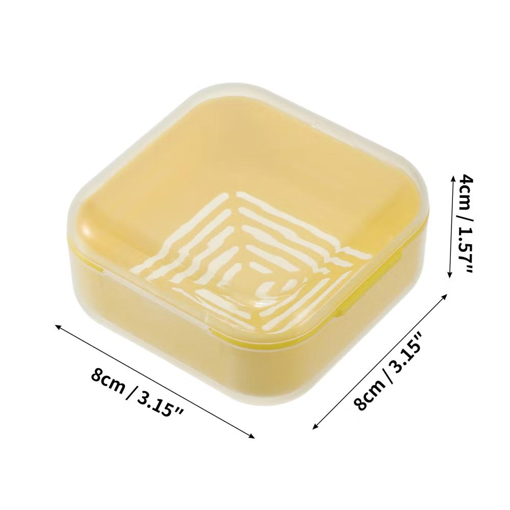 Square Double-layer Drain Soap Dish 1 Pc - Image 36