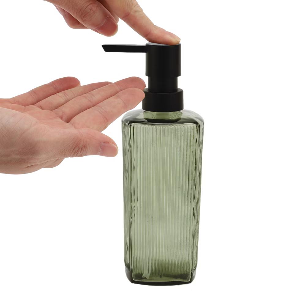 Classic Vertical Lines Soap Pump Dispenser for Bathroom 350ml 1 Pc - Image 10