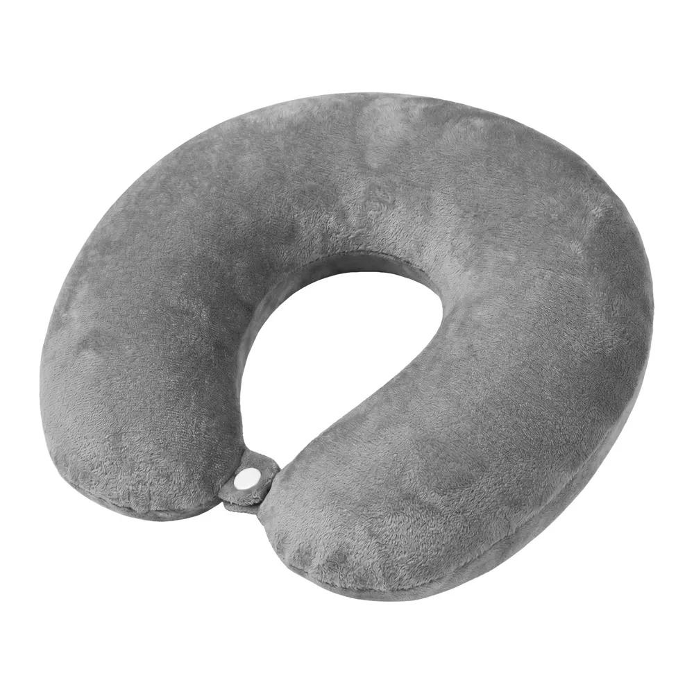 Solid PP Cotton Lightweight Office U-Shape Travel Neck Pillows 11x11in 1 Pc - Image 9
