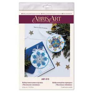 Art Bead Embroidery kit - Decoration Small snowflake ABT-015