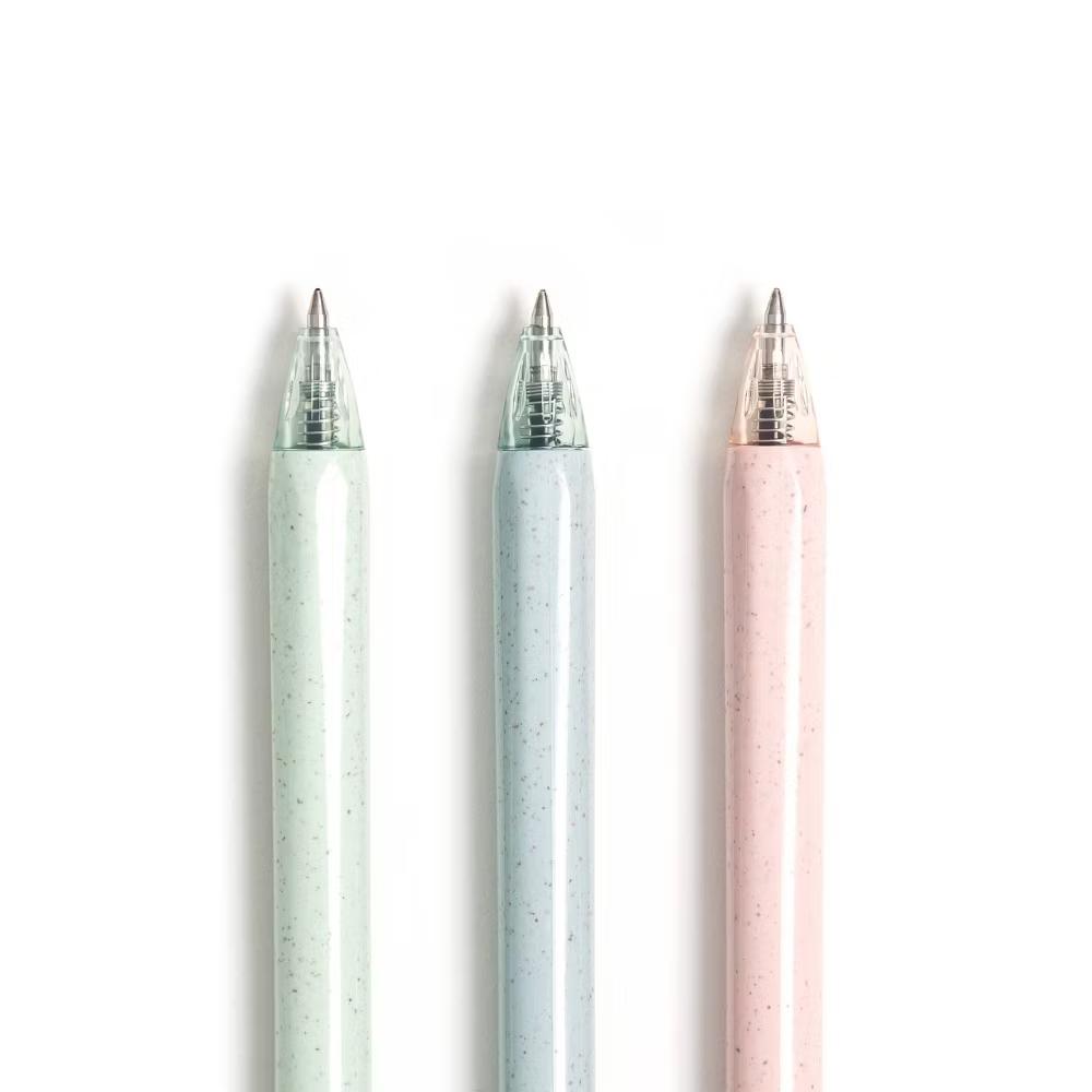 U-Eco 4pk Gel Pens Black Ink Pastel Speckle - Image 4