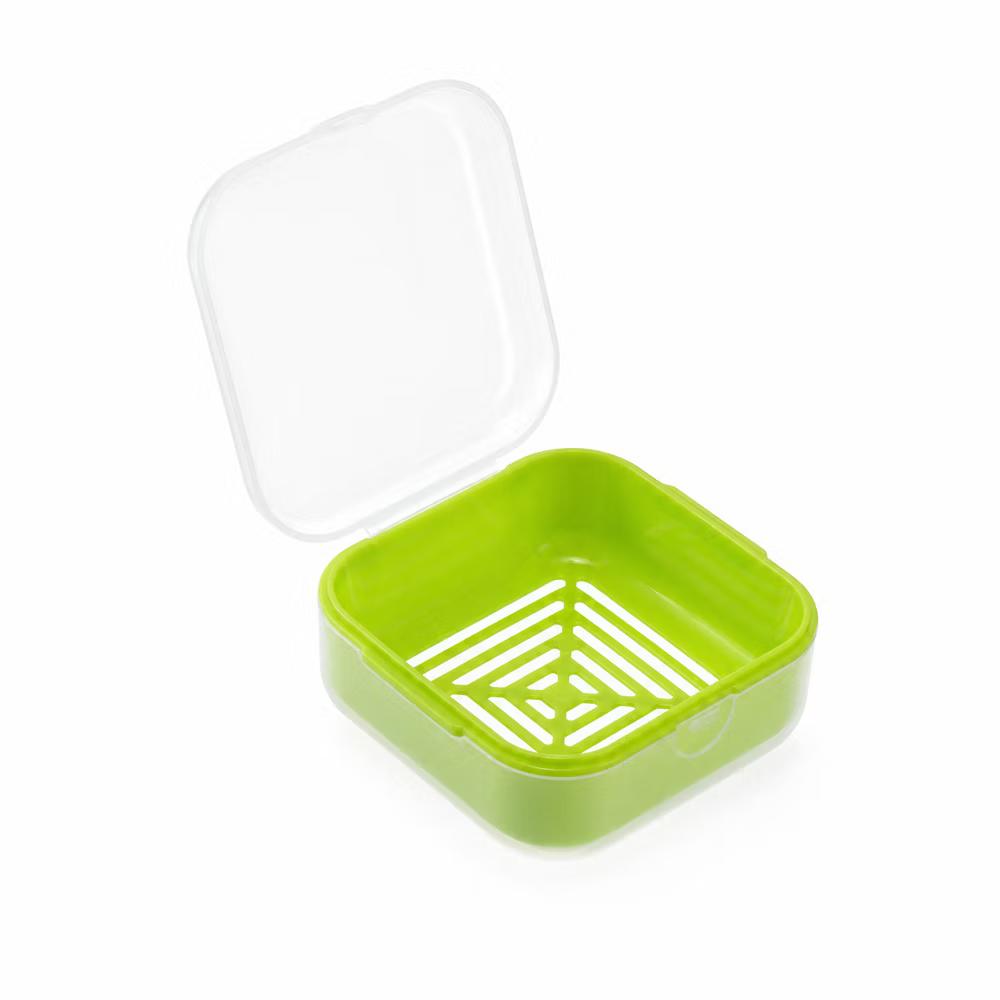 Square Double-layer Drain Soap Dish 1 Pc - Image 14