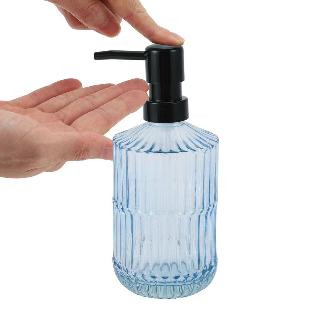 Simple Vertical Lines Soap Pump Dispenser 450ml 1 Pc - Image 3