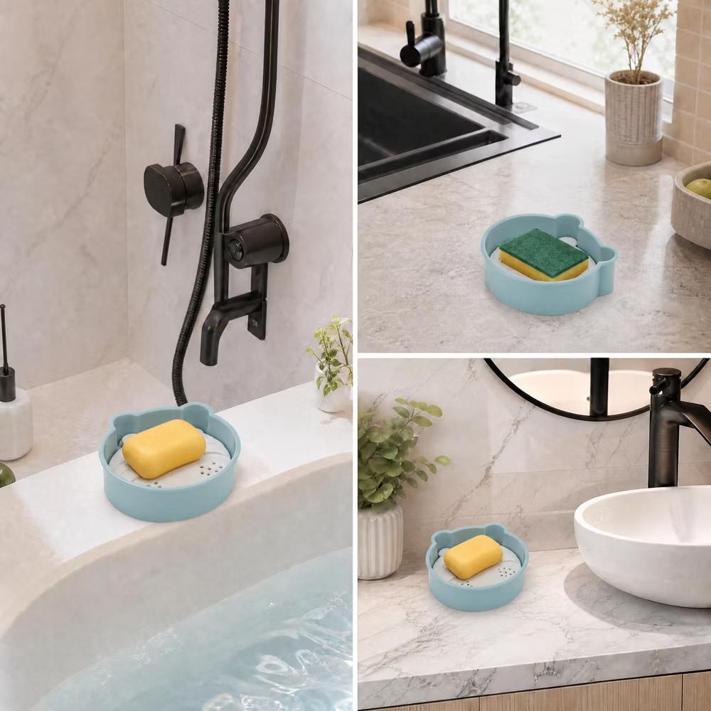 Double-layer Drain Soap Dish 1 Pc - Image 8