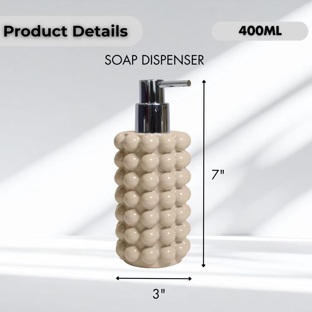 Better Trends Nova Bathroom Accessories 100% Resin Impeccably Crafted Soap Dispenser with Rust-Proof Pump for Bathroom & Kitchen Countertops - Image 31