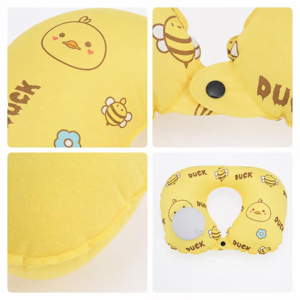 Ice Silk Inflatable Travel Pillow 1 Pc - Image 42