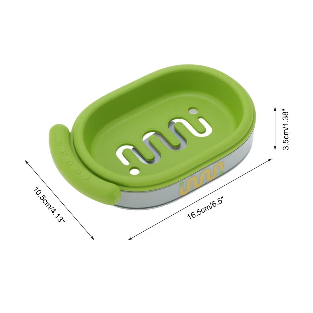Solid Color Soap Dish 1 Pc - Image 2