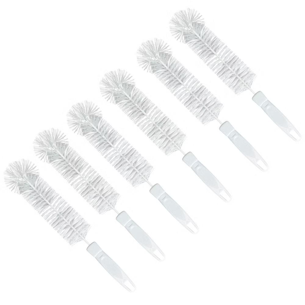 Bottle Brush Cleaner, Durable Fiber Bristles Around Twisted Wire with Gripper Handle & Storage Hang Hole, Dishwasher Safe - Image 13
