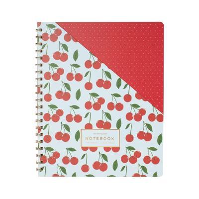 FRINGE 9"x11" Spiral Notebook Angled Cover Pocket College Rule Cherry Best 120 Pages - Image 4
